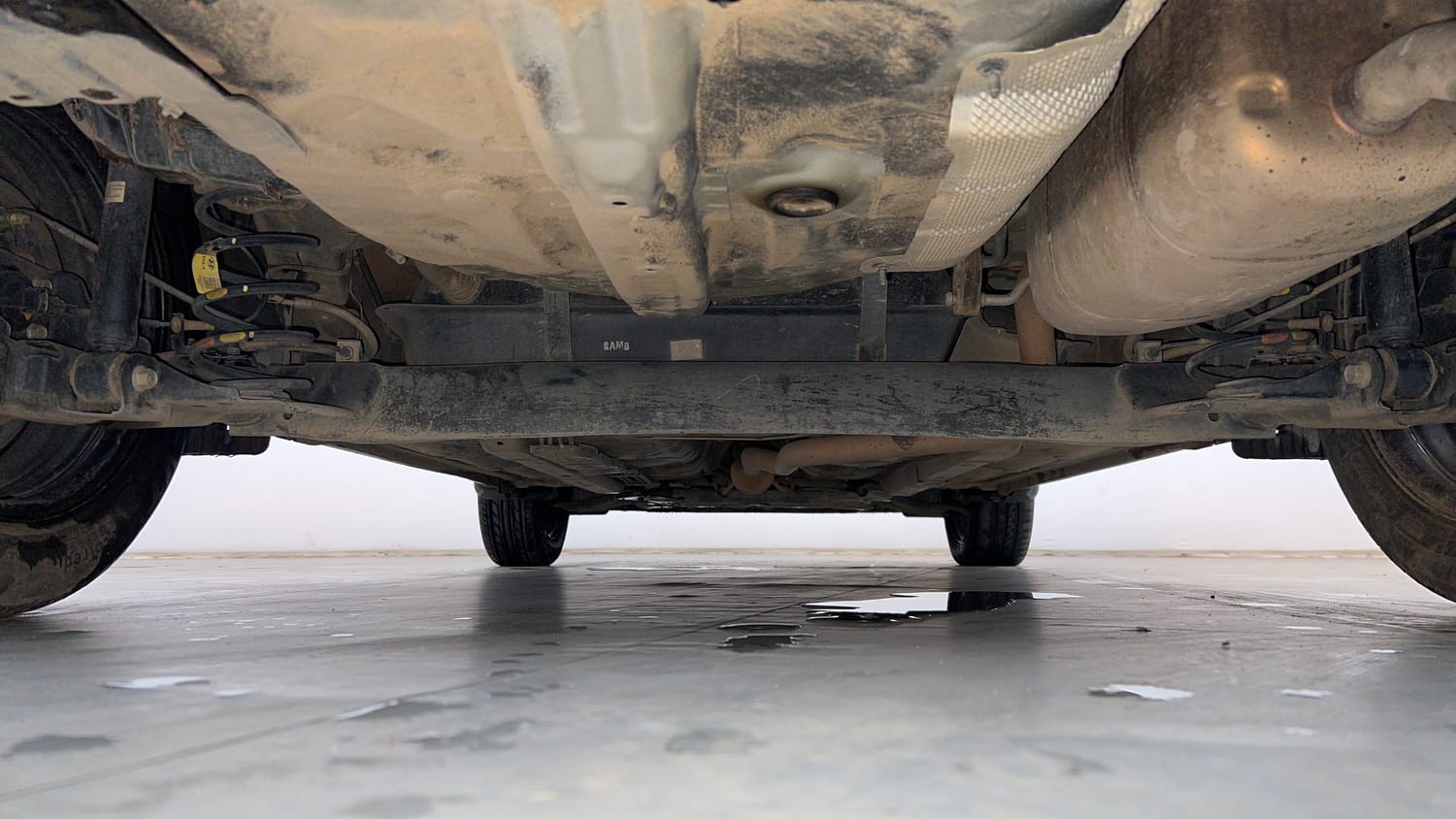 Used 2023 Hyundai Grand i10 Nios Sportz 1.2 Kappa VTVT Petrol Manual extra REAR UNDERBODY VIEW (TAKEN FROM REAR)