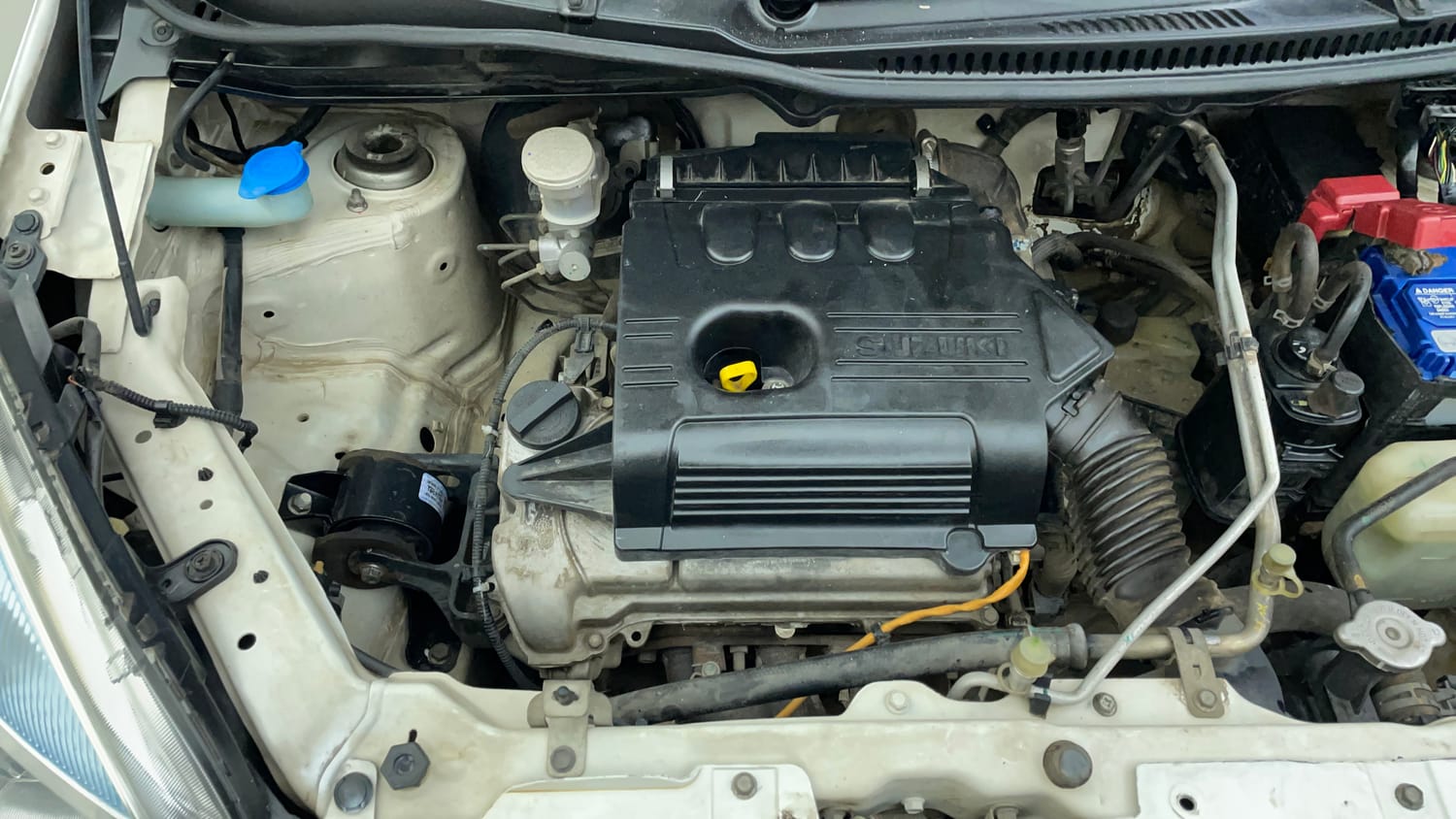 Used 2018 Maruti Suzuki Wagon R 1.0 VXI AMT Petrol Automatic engine ENGINE RIGHT SIDE VIEW