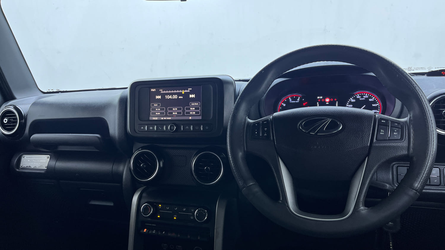 Used 2021 mahindra Thar LX Hard Top Diesel AT 4WD Diesel Automatic interior DASHBOARD VIEW
