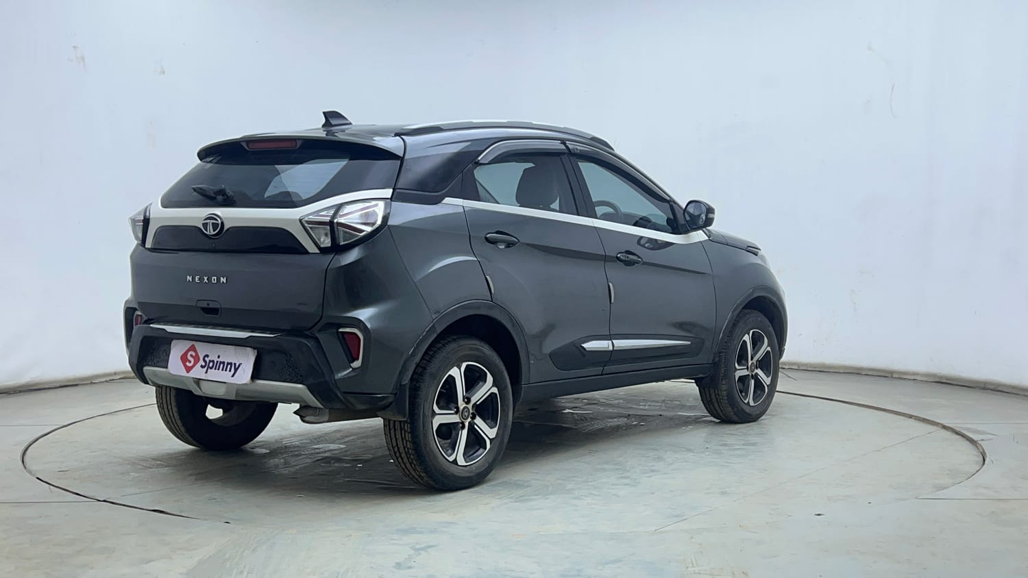 Used 2023 Tata Nexon XZ Plus (L) Petrol Manual exterior RIGHT REAR CORNER VIEW