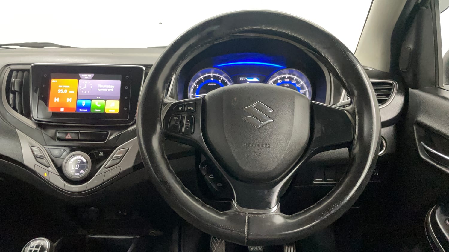 Used 2021 Maruti Suzuki Baleno Zeta Petrol Manual interior STEERING VIEW