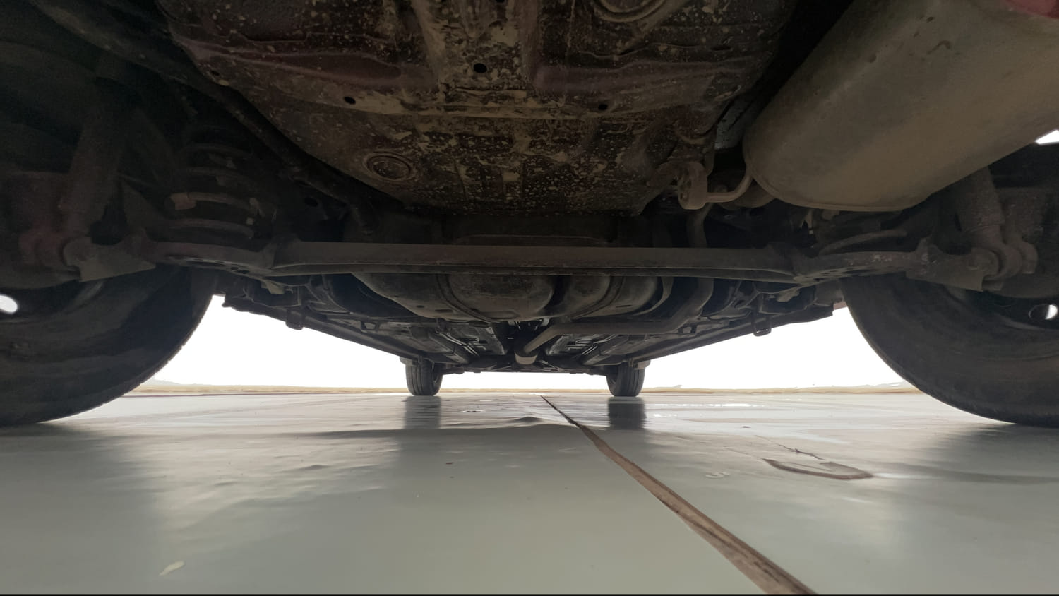 Used 2017 Maruti Suzuki Celerio VXi Petrol Manual extra REAR UNDERBODY VIEW (TAKEN FROM REAR)