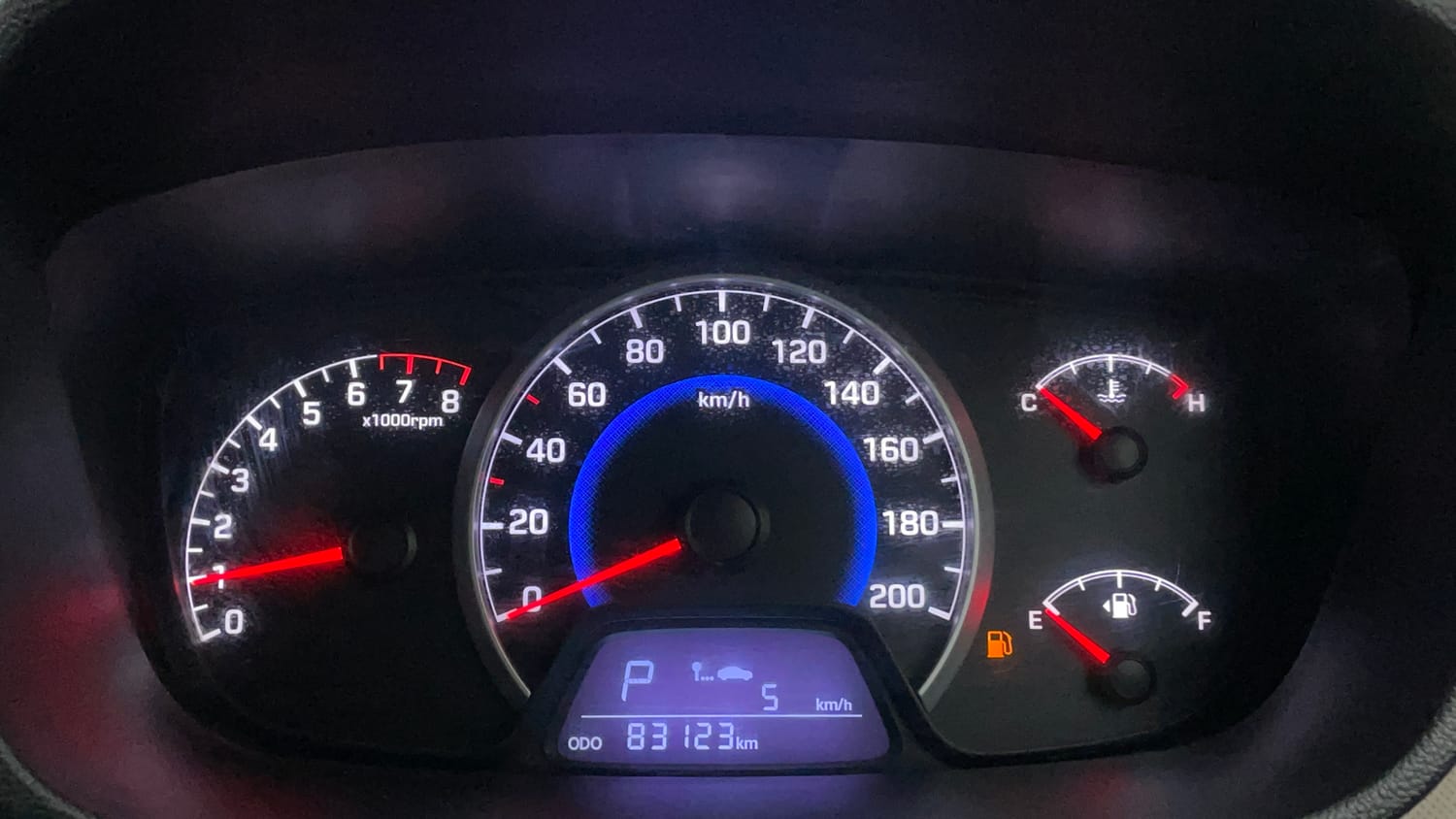 Used 2014 Hyundai Grand i10 Asta AT 1.2 Kappa VTVT Petrol Automatic interior CLUSTERMETER VIEW