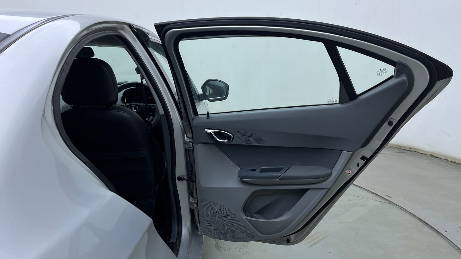 Used 2021 Tata Tigor XZ Plus Petrol Manual interior RIGHT REAR DOOR OPEN VIEW