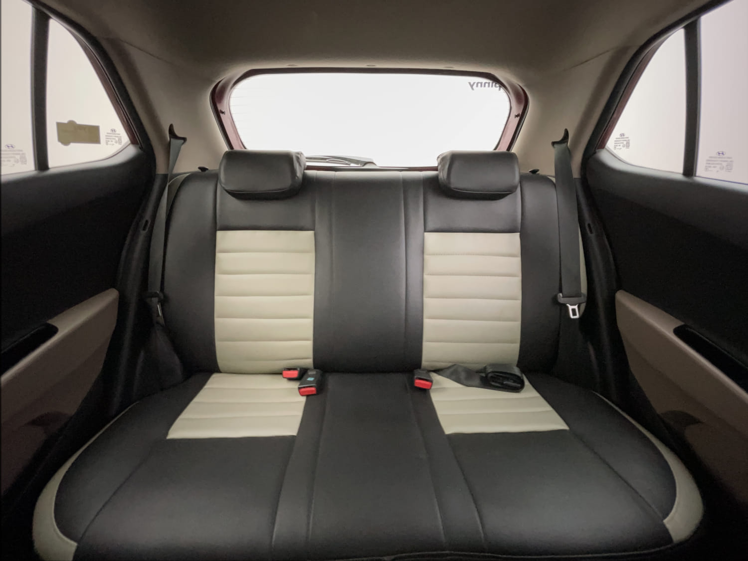 Used 2014 Hyundai Grand i10 Asta AT 1.2 Kappa VTVT Petrol Automatic interior REAR SEAT CONDITION VIEW