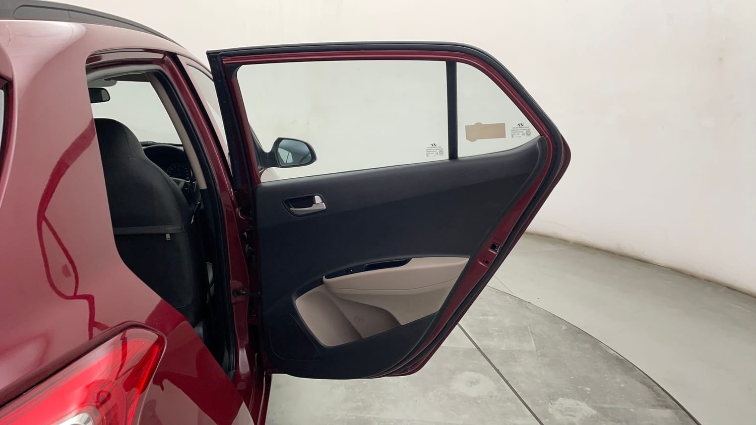 Used 2014 Hyundai Grand i10 Asta AT 1.2 Kappa VTVT Petrol Automatic interior RIGHT REAR DOOR OPEN VIEW