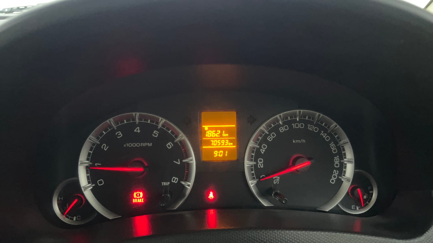 Used 2016 Maruti Suzuki Swift Dzire VXI Petrol Manual interior CLUSTERMETER VIEW