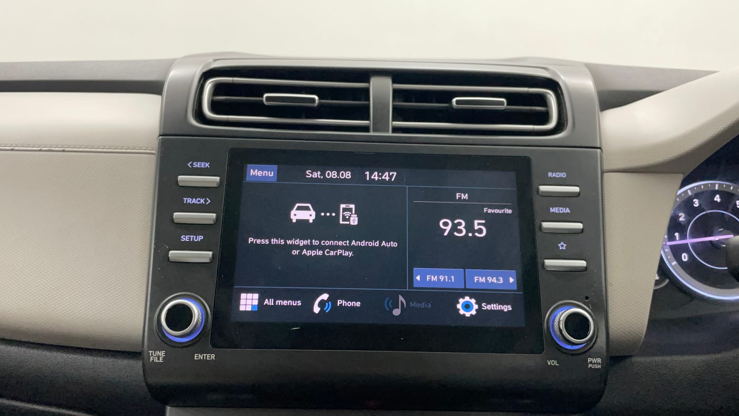 Used 2021 Hyundai Creta S 1.5 Petrol Petrol Manual interior MUSIC SYSTEM & AC CONTROL VIEW