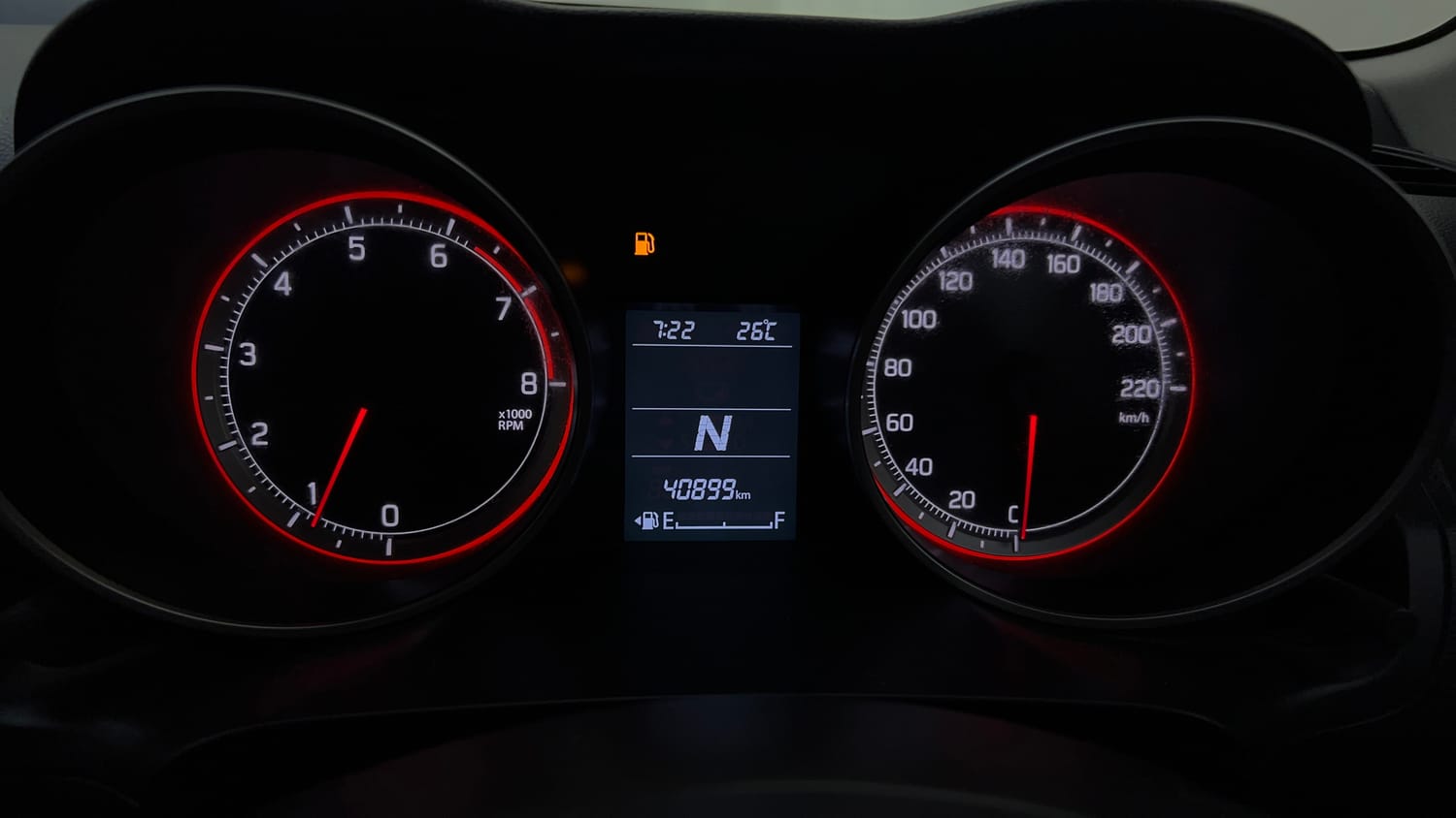 Used 2018 Maruti Suzuki Swift ZXi AMT Petrol Automatic interior CLUSTERMETER VIEW