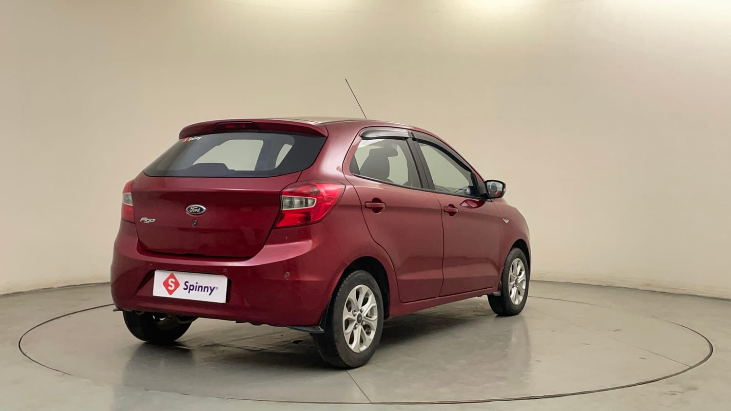 Used 2016 Ford Figo Trend 1.2 Ti-VCT Petrol Manual exterior RIGHT REAR CORNER VIEW