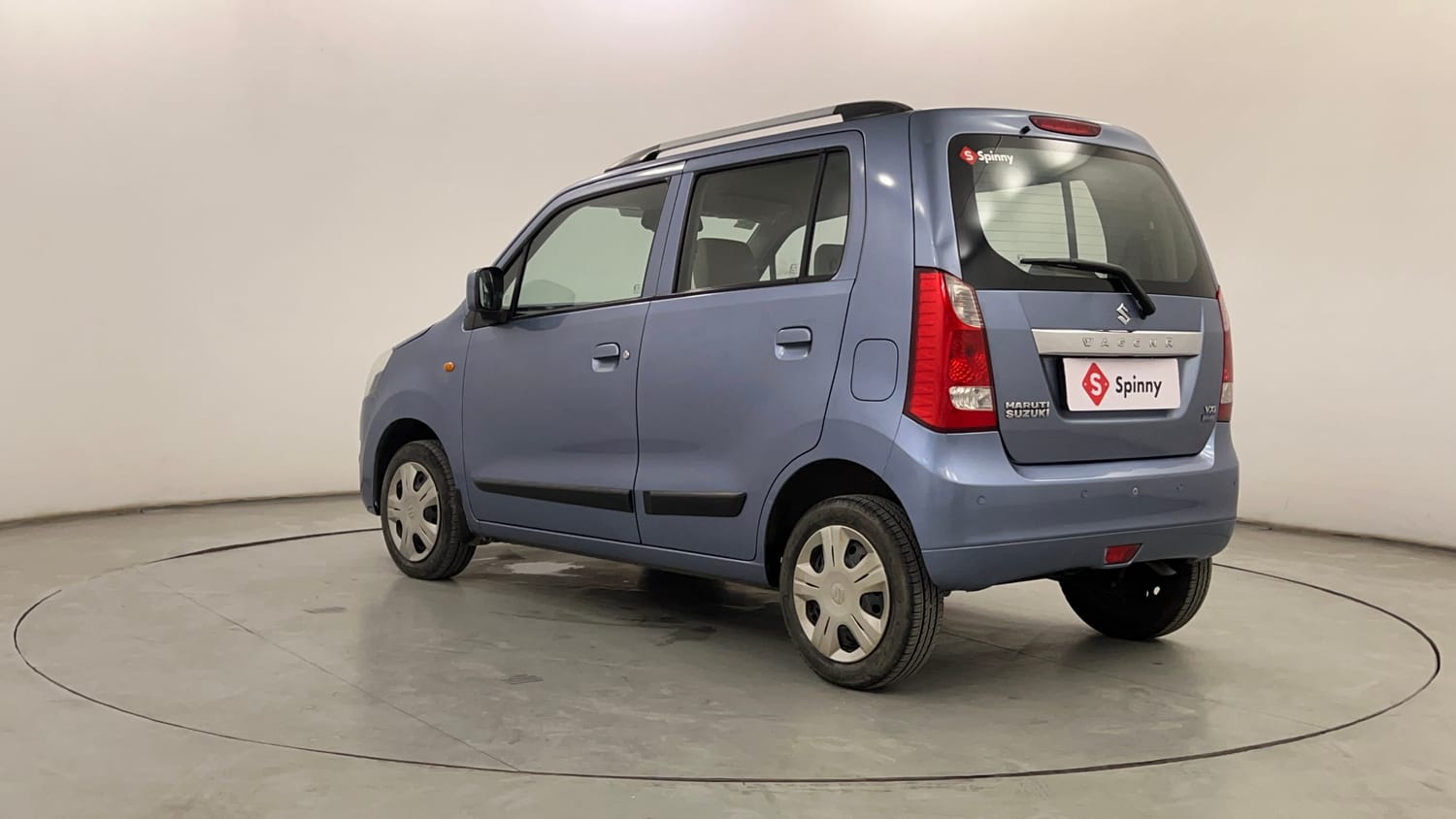 Used 2016 Maruti Suzuki Wagon R 1.0 VXI AMT Petrol Automatic exterior LEFT REAR CORNER VIEW