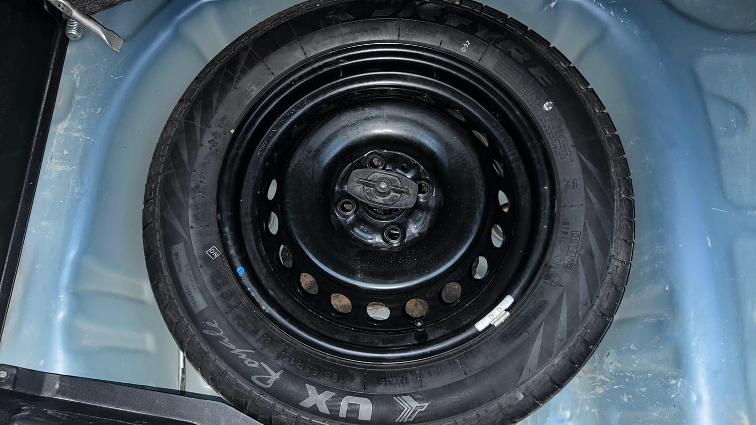 Used 2019 Maruti Suzuki Baleno Sigma 1.2 Petrol Manual tyres SPARE TYRE VIEW