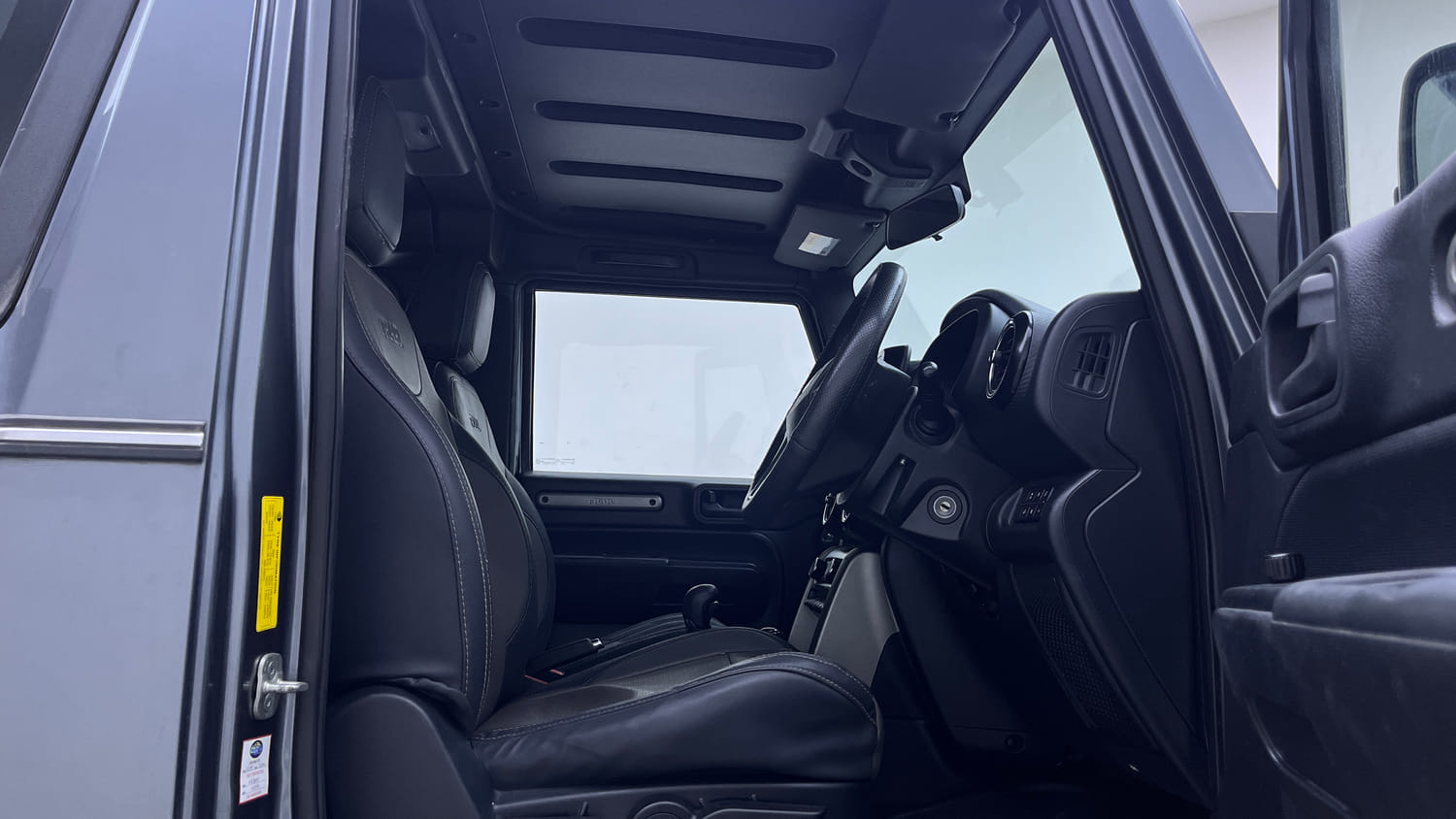 Used 2021 mahindra Thar LX Hard Top Diesel AT 4WD Diesel Automatic interior RIGHT SIDE FRONT DOOR CABIN VIEW