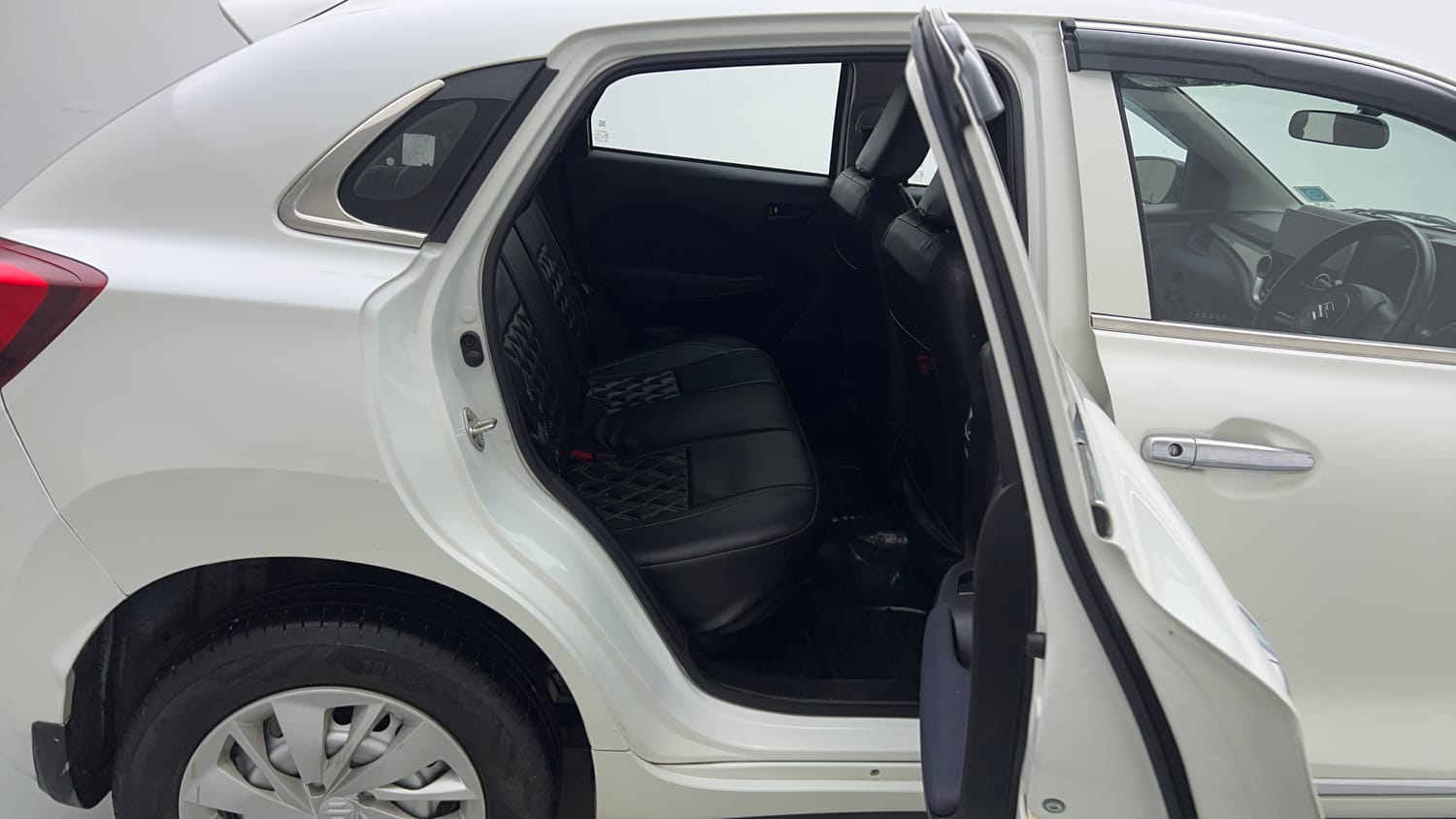 Used 2024 Maruti Suzuki Baleno Sigma MT Petrol Manual interior RIGHT SIDE REAR DOOR CABIN VIEW