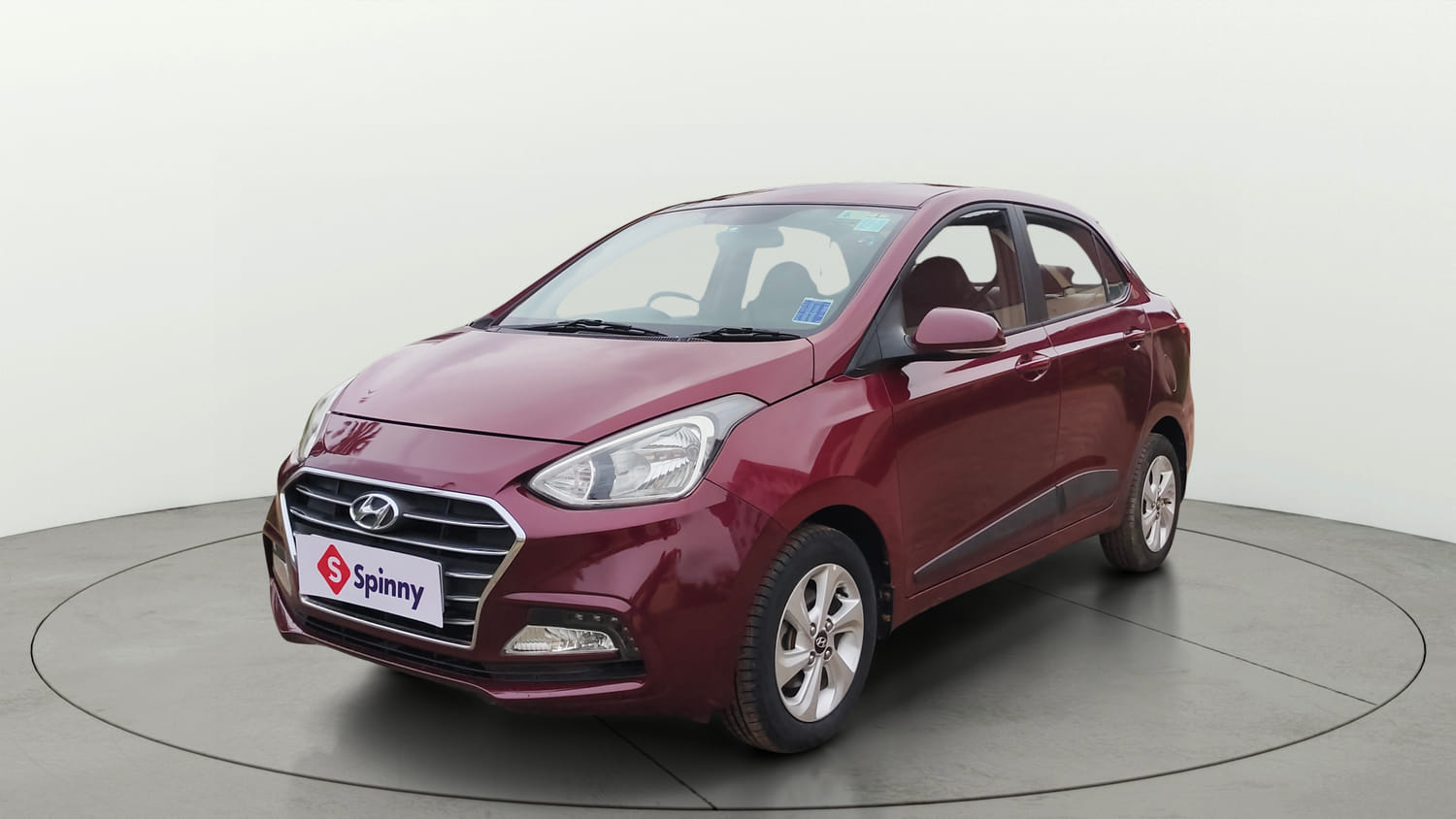 Used 2017 Hyundai Xcent SX 1.2 Petrol Manual exterior LEFT FRONT CORNER VIEW