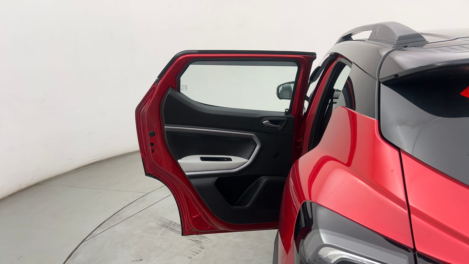 Used 2026 Renault Kiger Emotion CVT Turbo Dual Tone Petrol Automatic interior LEFT REAR DOOR OPEN VIEW