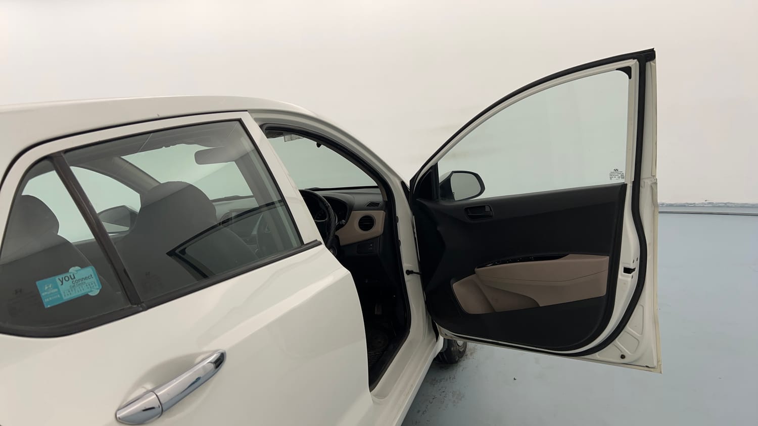Used 2017 Hyundai Grand i10 Magna U2 1.2 CRDi Diesel Manual interior RIGHT FRONT DOOR OPEN VIEW