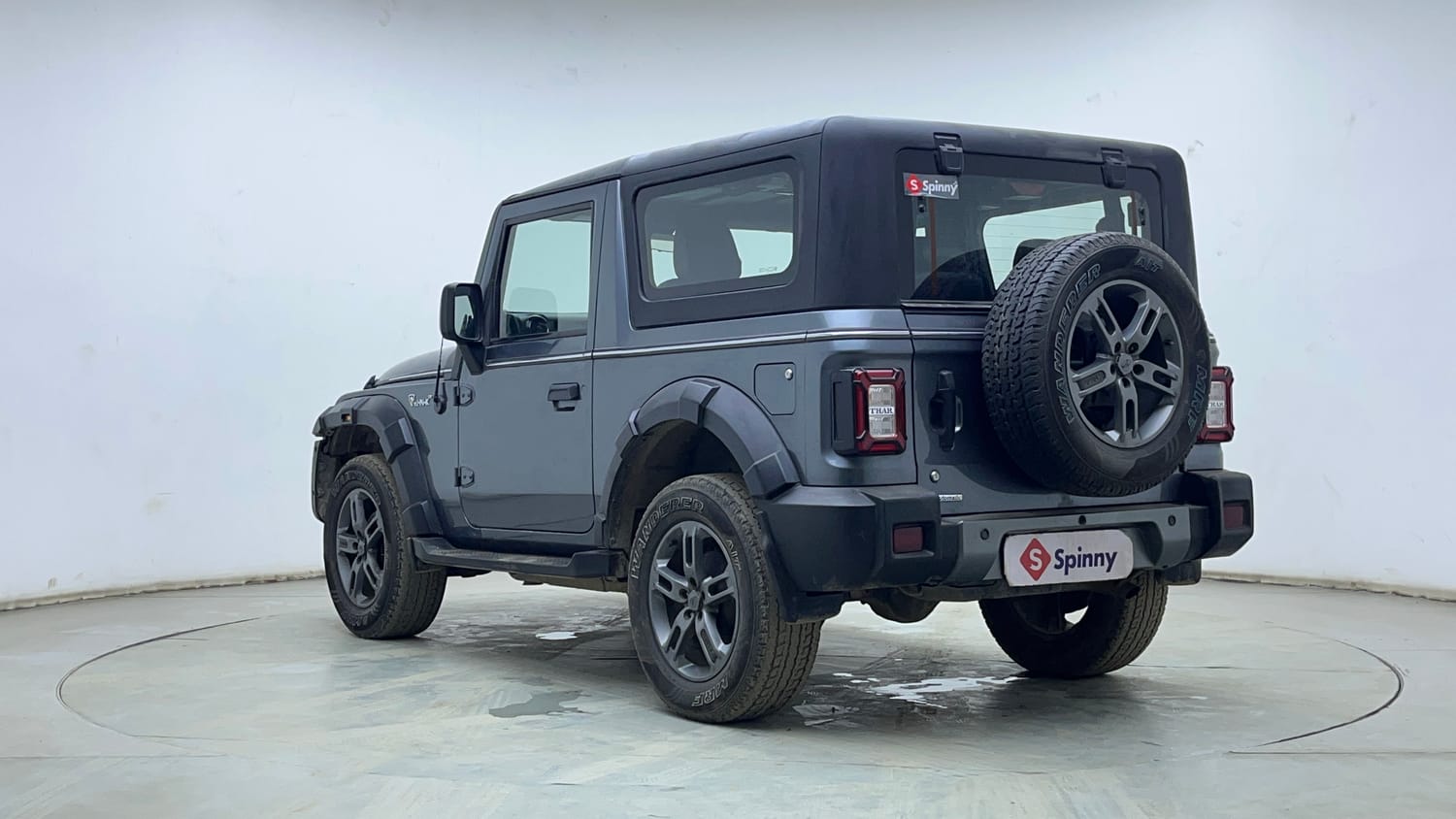 Used 2021 mahindra Thar LX Hard Top Diesel AT 4WD Diesel Automatic exterior LEFT REAR CORNER VIEW