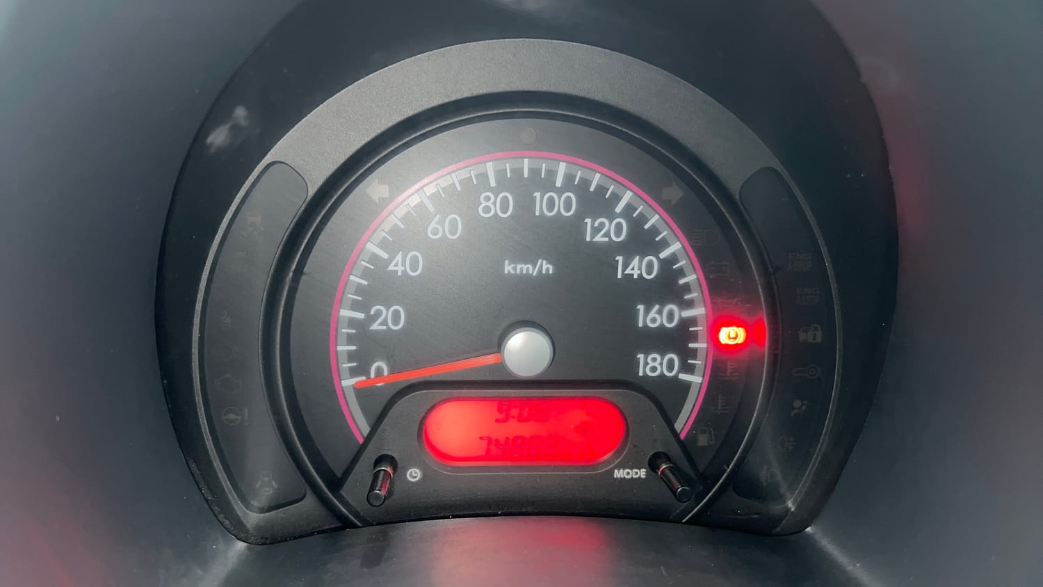 Used 2013 Maruti Suzuki A-Star VXI Petrol Manual interior CLUSTERMETER VIEW