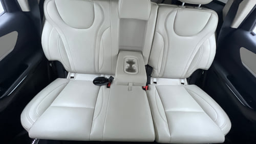 Used 2022 Mahindra XUV700 AX 7 Petrol AT Luxury Pack 7 STR Petrol Automatic interior REAR SEAT CONDITION VIEW