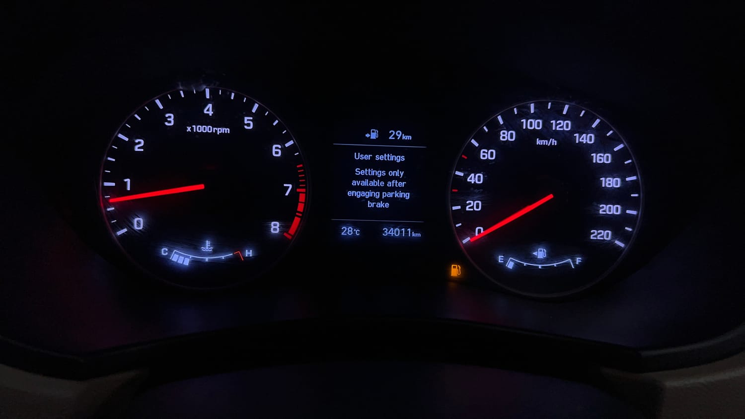 Used 2019 Hyundai Elite i20 Asta 1.2 (O) Petrol Manual interior CLUSTERMETER VIEW