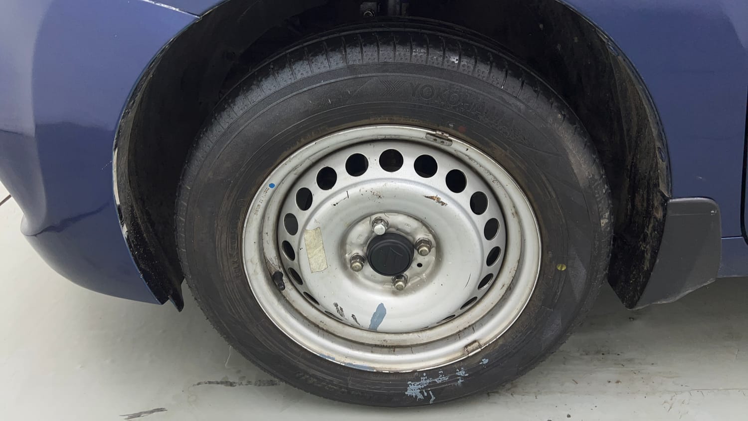 Used 2019 Maruti Suzuki Baleno Sigma 1.2 Petrol Manual tyres LEFT FRONT TYRE RIM VIEW