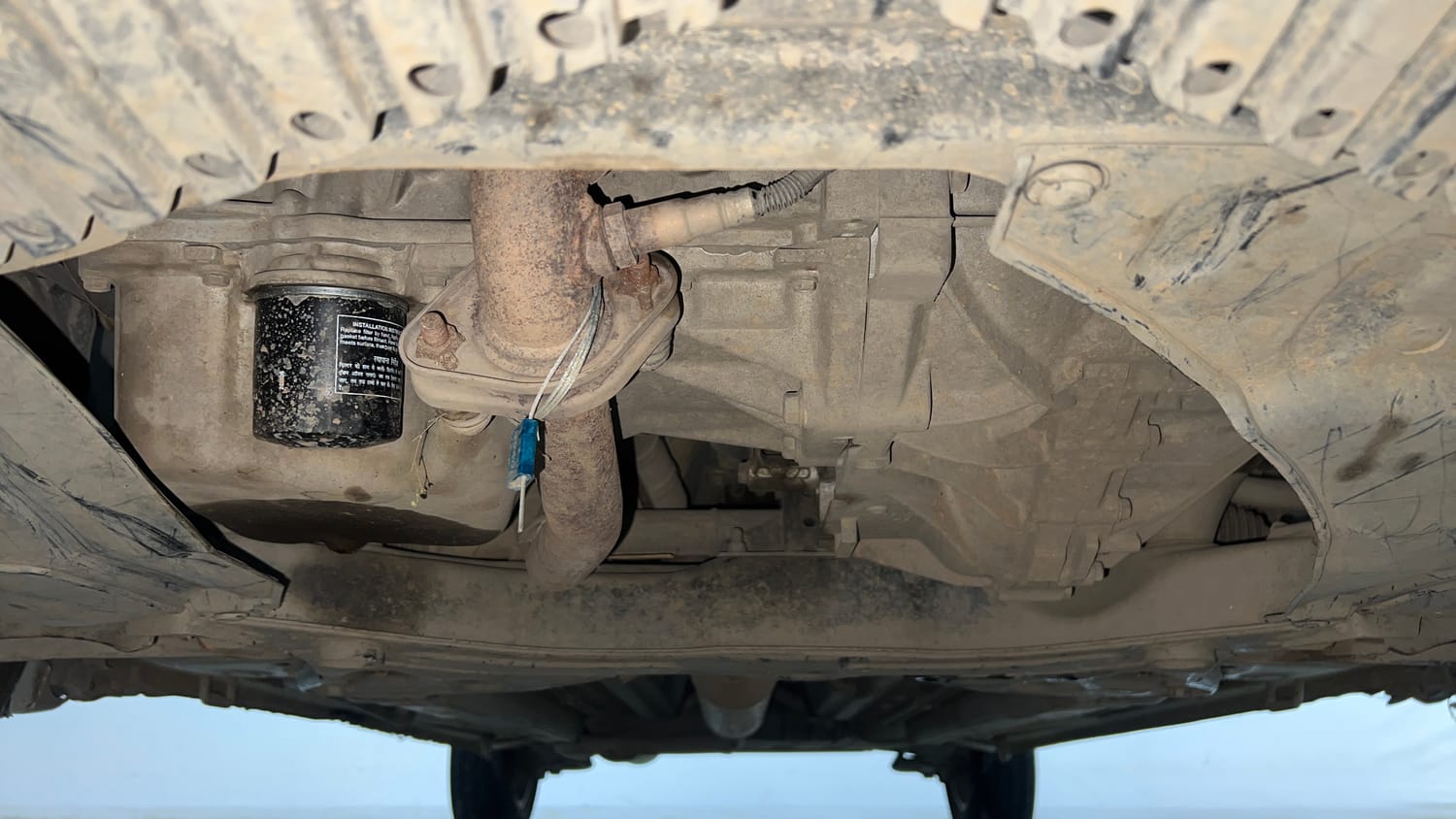 Used 2018 Maruti Suzuki Ertiga ZXI+ Petrol Manual extra FRONT LEFT UNDERBODY VIEW