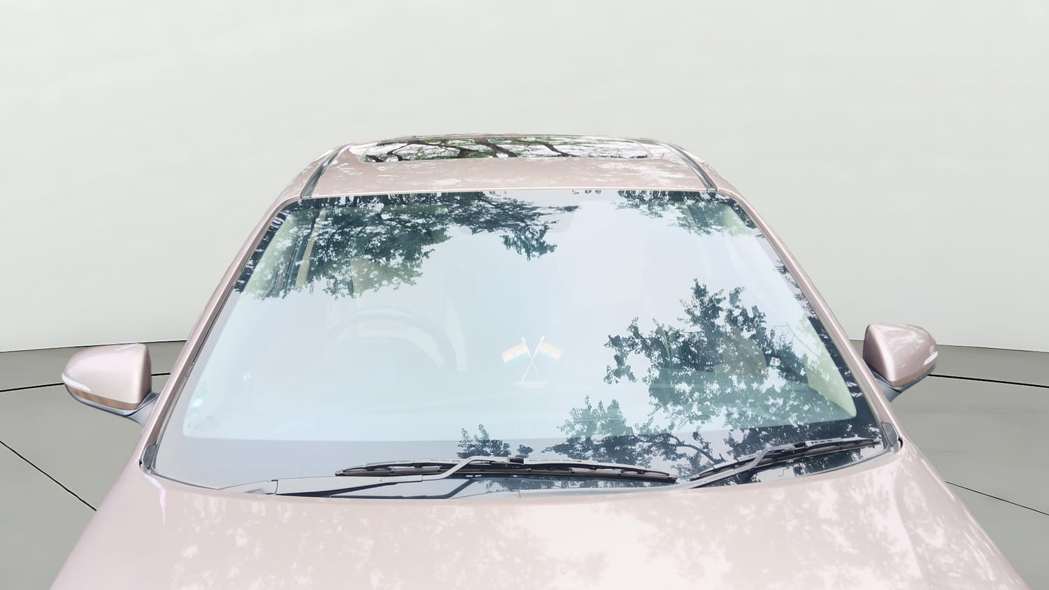 Used 2018 Hyundai Verna SX (O)1.6 VTVT Petrol Manual exterior FRONT WINDSHIELD VIEW