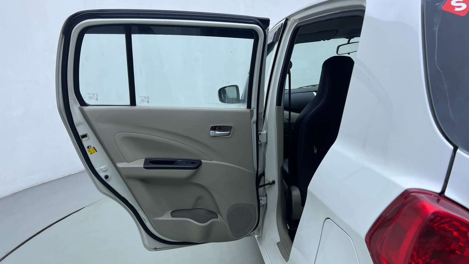Used 2014 Maruti Suzuki Celerio VXi Petrol Manual interior LEFT REAR DOOR OPEN VIEW