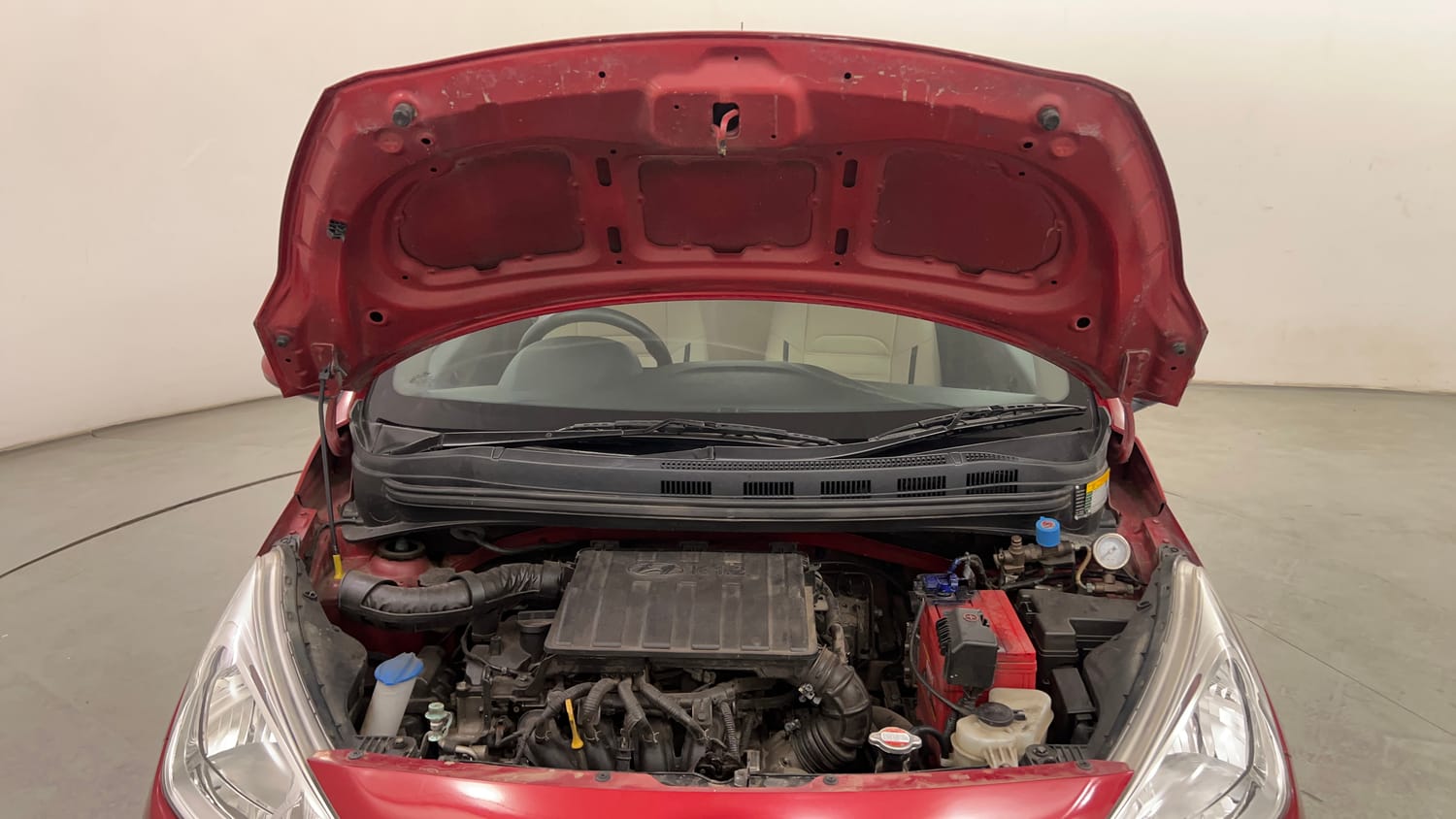 Used 2019 Hyundai Grand i10 Magna 1.2 Kappa VTVT CNG Cng Manual engine ENGINE & BONNET OPEN FRONT VIEW