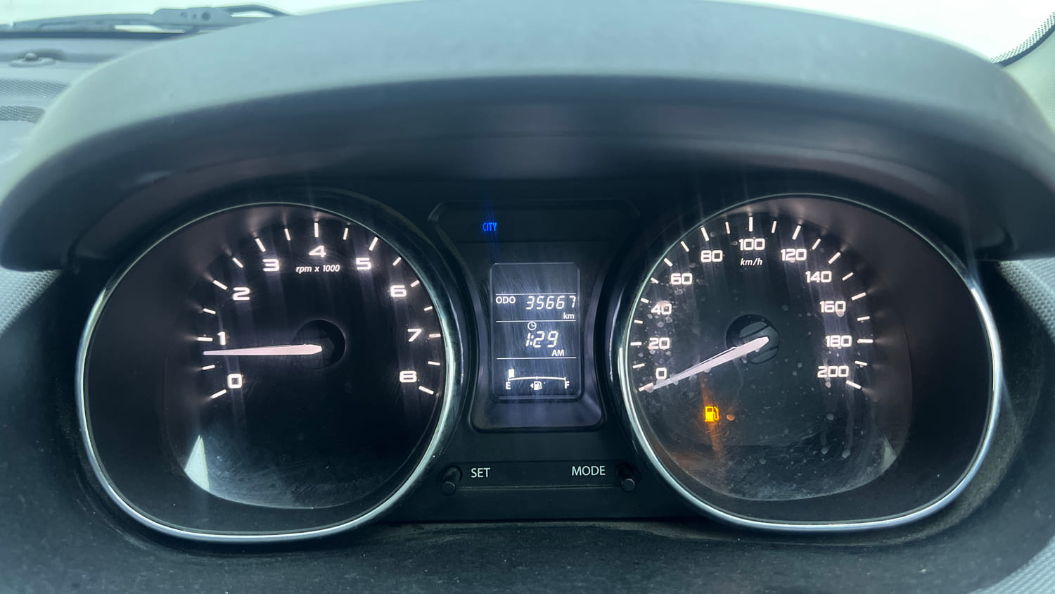 Used 2019 Tata Tiago XZ+ Petrol+cng(outside fitted) Cng Manual interior CLUSTERMETER VIEW