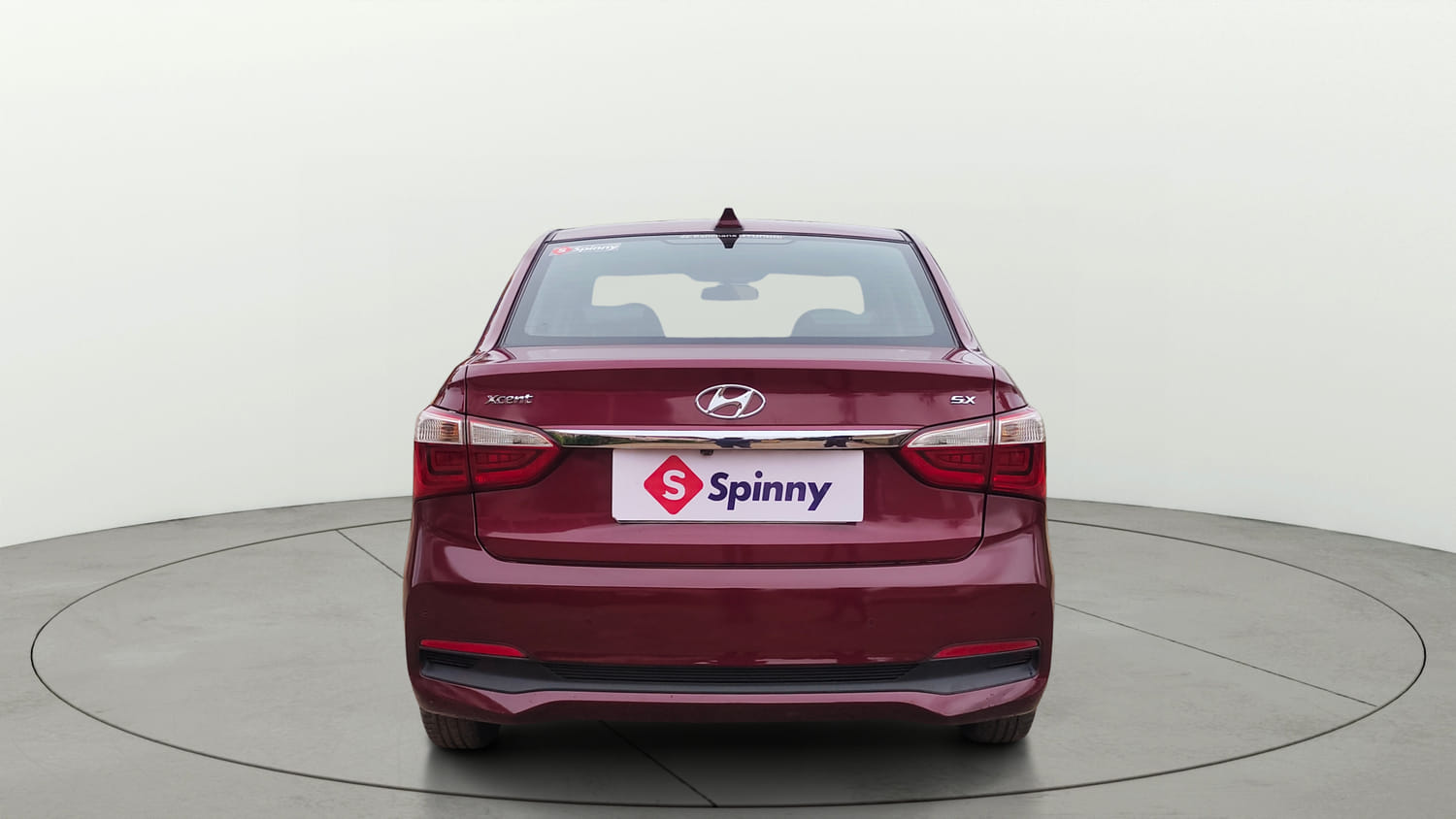 Used 2017 Hyundai Xcent SX 1.2 Petrol Manual exterior BACK VIEW