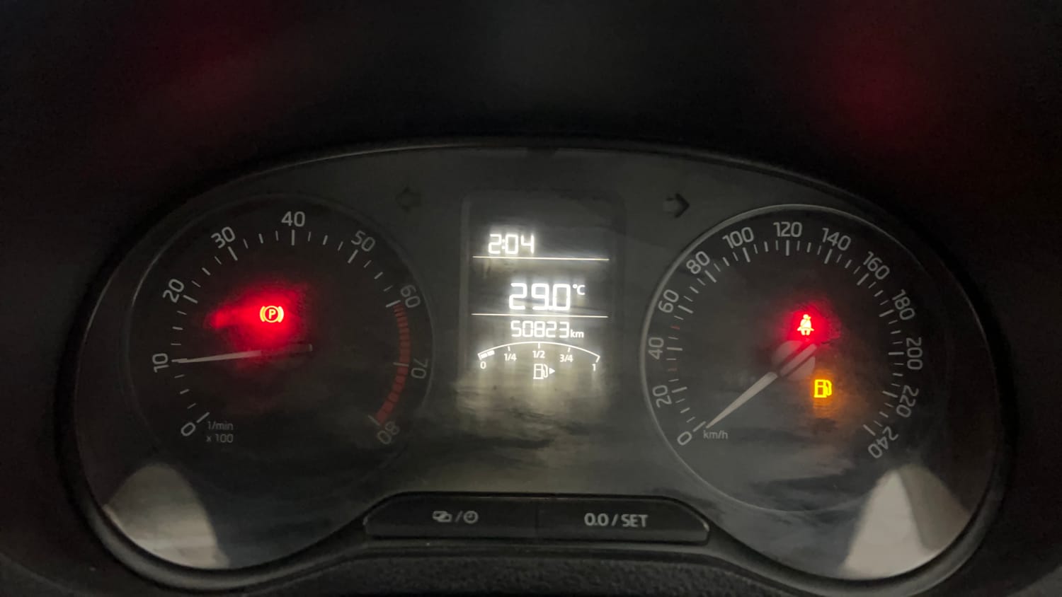 Used 2020 Skoda Rapid Active 1.0 TSI MT Petrol Manual interior CLUSTERMETER VIEW
