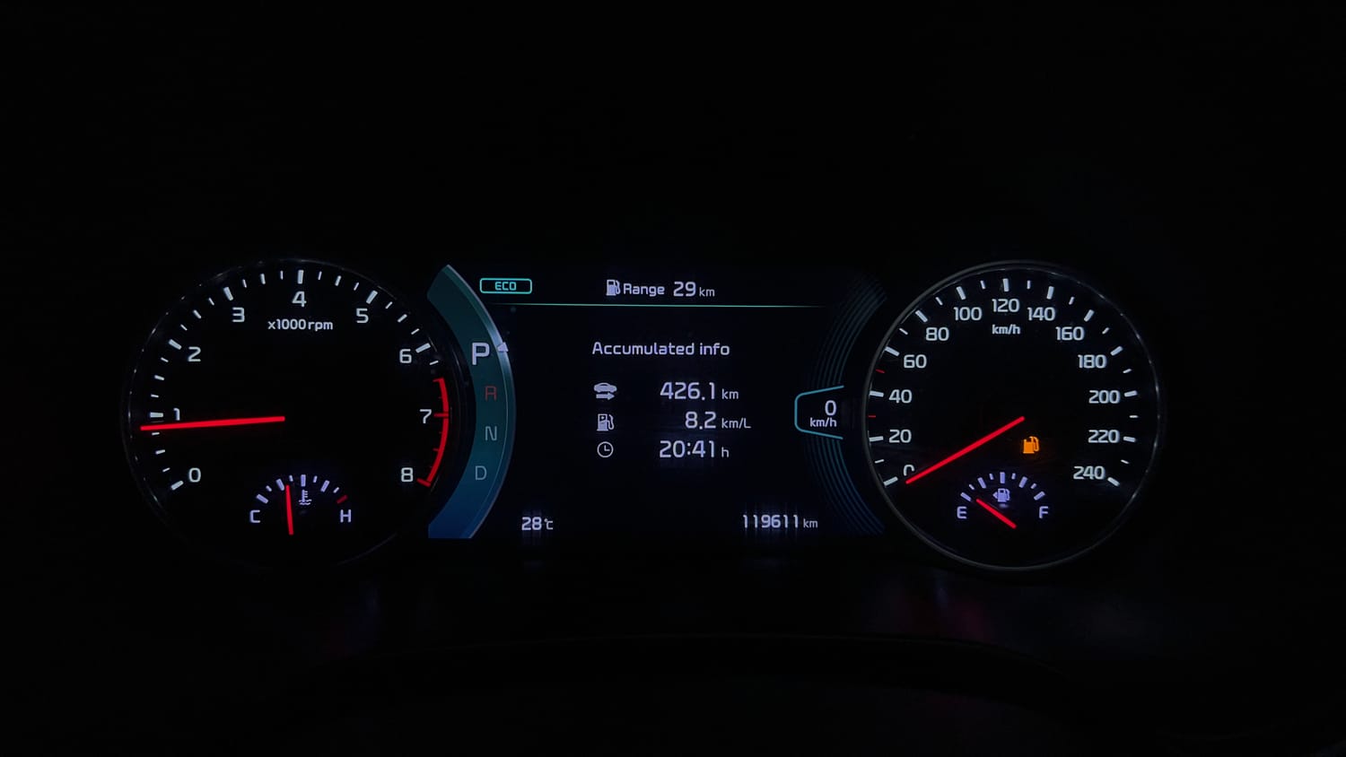 Used 2019 kia Seltos GTX Plus DCT 1.4 Petrol Automatic interior CLUSTERMETER VIEW