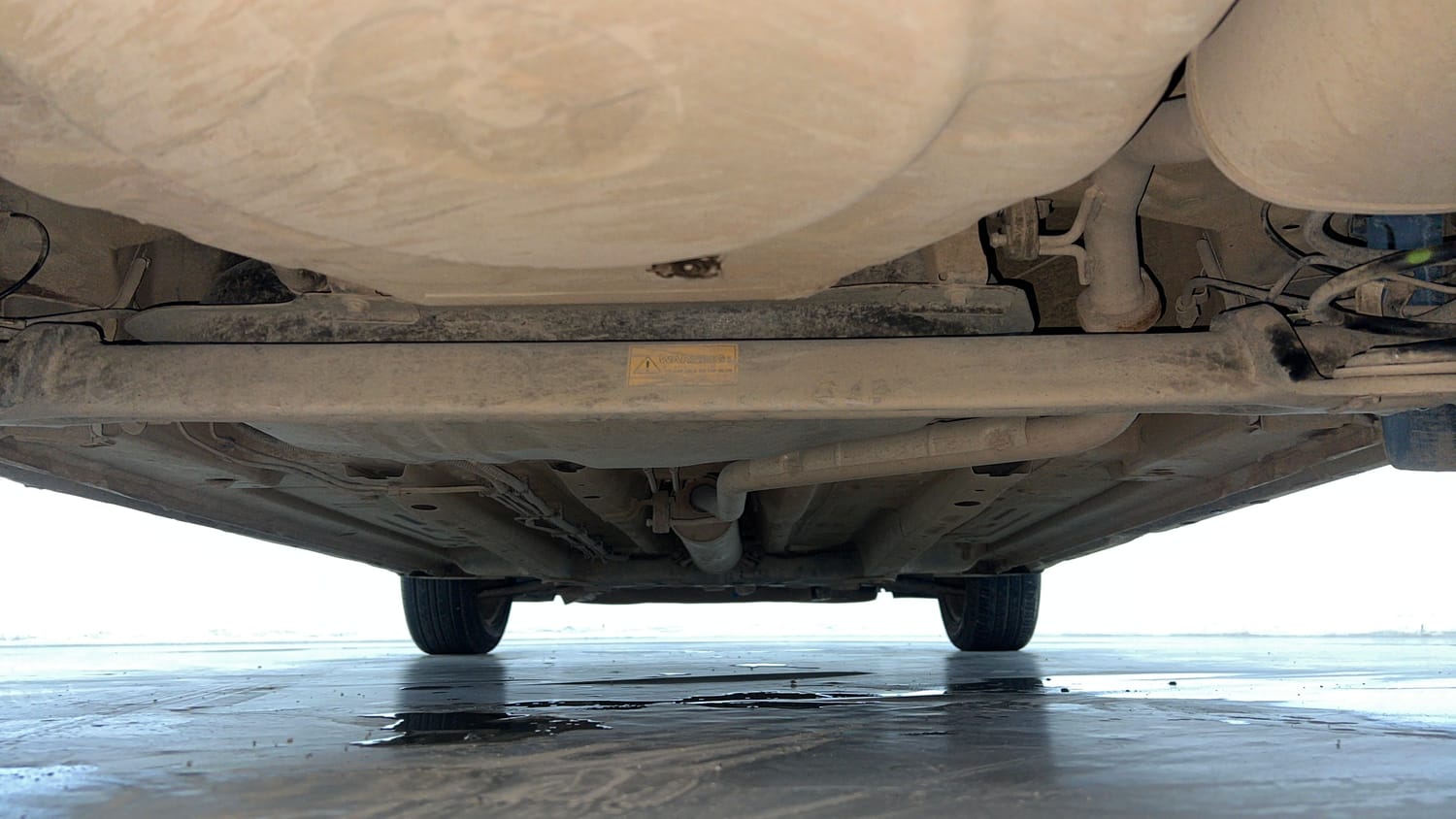 Used 2024 Tata Altroz XTA Petrol Petrol Automatic extra REAR UNDERBODY VIEW (TAKEN FROM REAR)