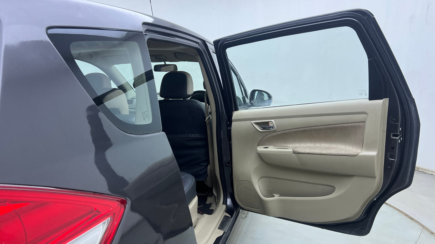 Used 2013 Maruti Suzuki Ertiga Vxi Petrol Manual interior RIGHT REAR DOOR OPEN VIEW