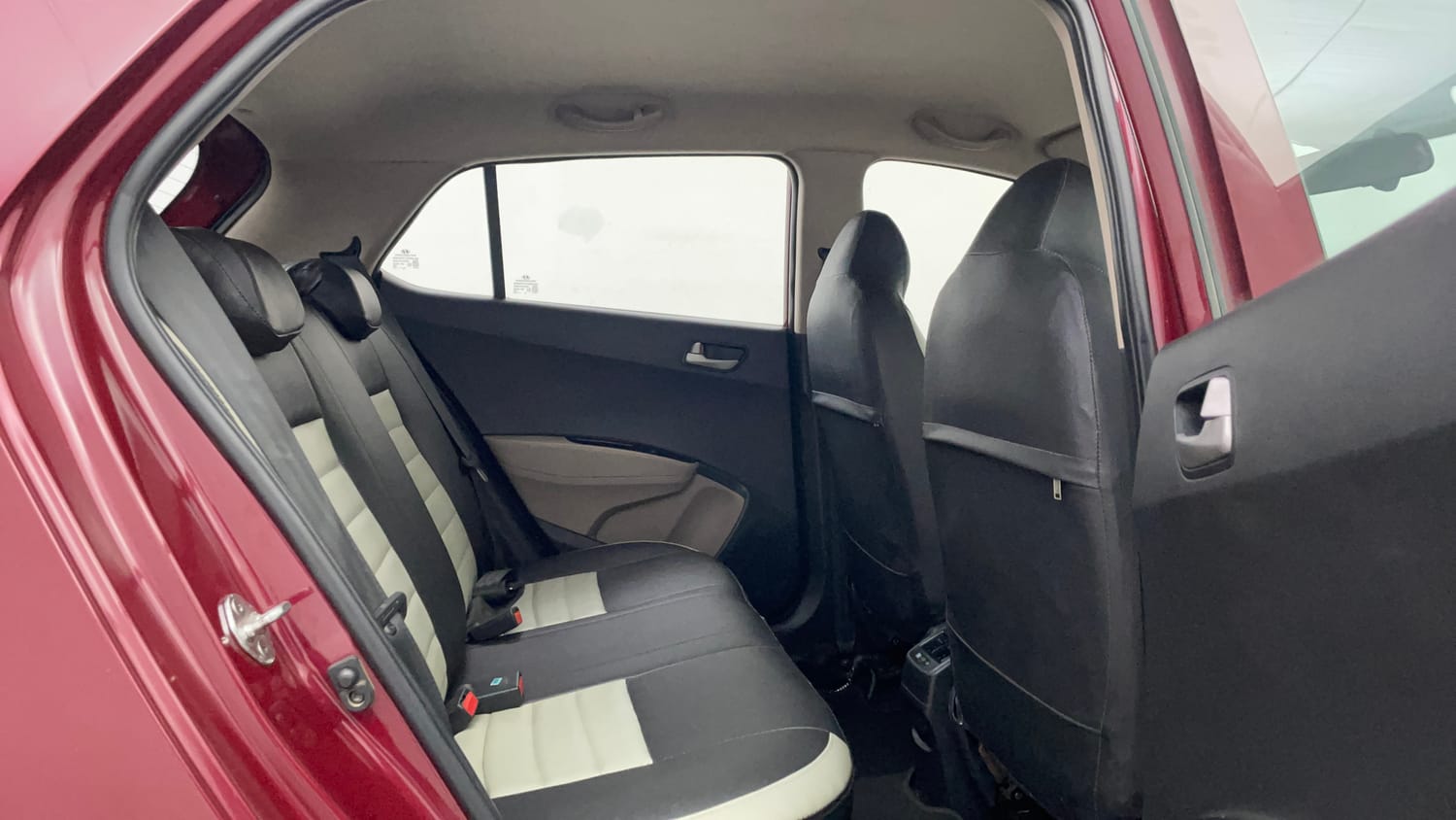 Used 2014 Hyundai Grand i10 Asta AT 1.2 Kappa VTVT Petrol Automatic interior RIGHT SIDE REAR DOOR CABIN VIEW