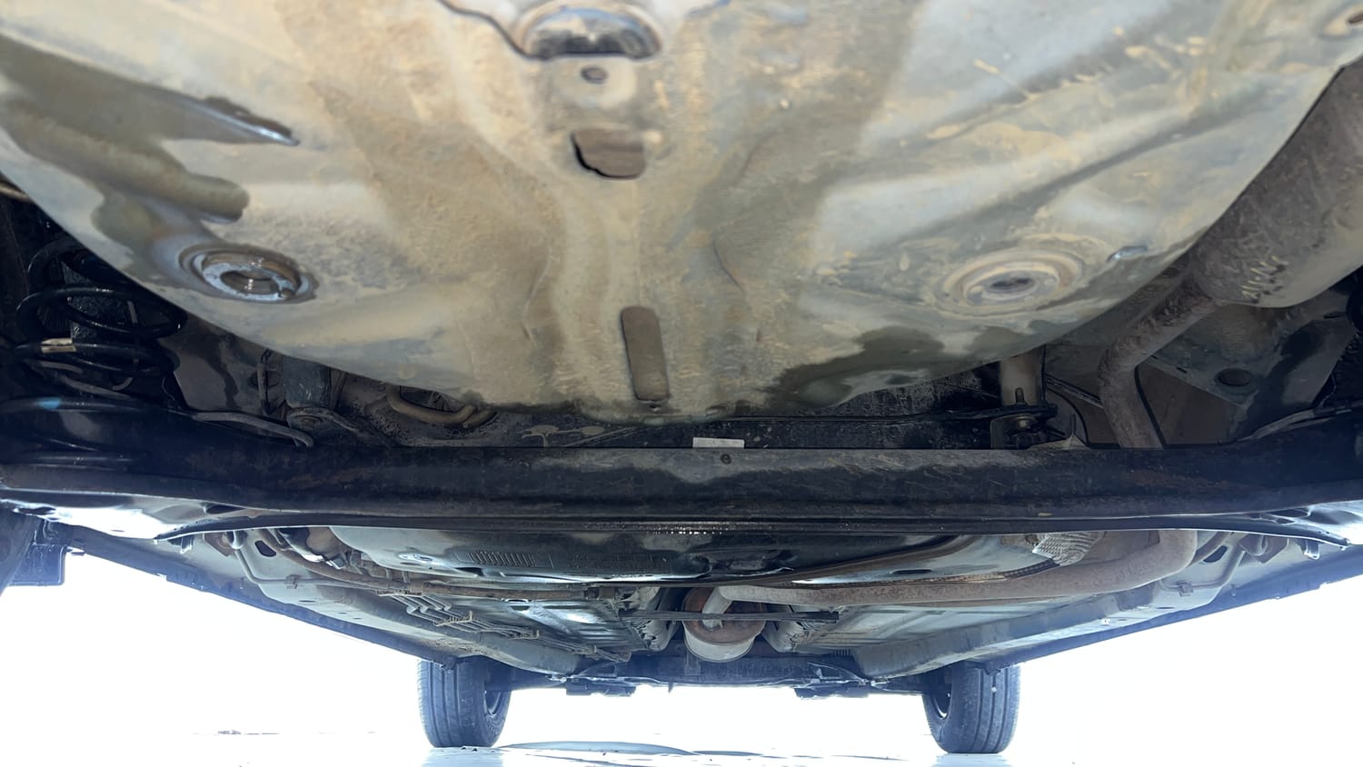 Used 2016 Maruti Suzuki Baleno Delta 1.2 Petrol Manual extra REAR UNDERBODY VIEW (TAKEN FROM REAR)