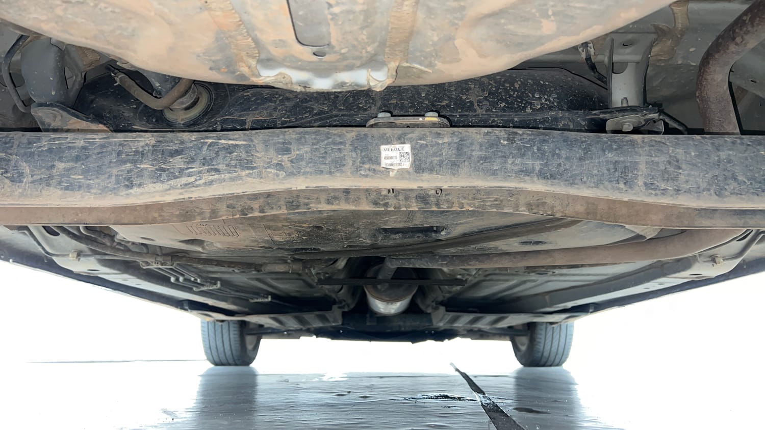 Used 2022 Maruti Suzuki Baleno Zeta MT Petrol Manual extra REAR UNDERBODY VIEW (TAKEN FROM REAR)