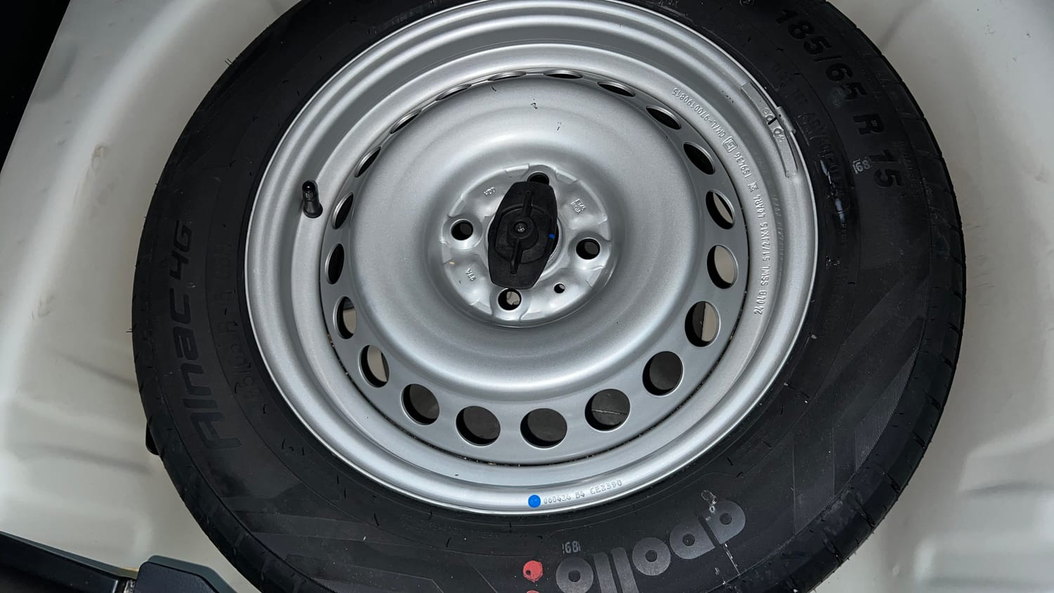 Used 2024 Maruti Suzuki Baleno Sigma MT Petrol Manual tyres SPARE TYRE VIEW