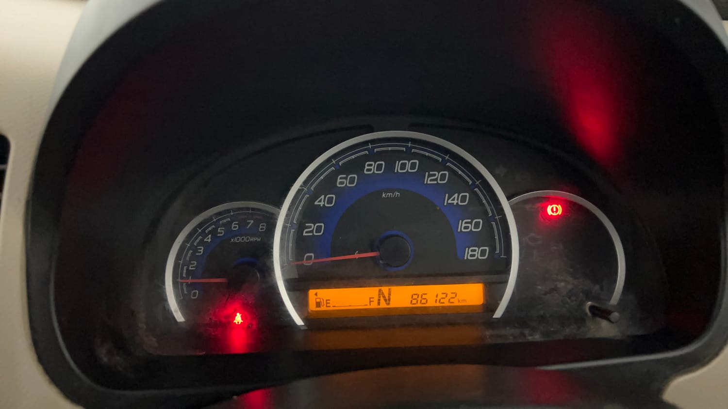 Used 2018 Maruti Suzuki Wagon R 1.0 VXI AMT Petrol Automatic interior CLUSTERMETER VIEW