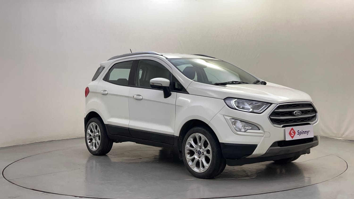Used 2018 Ford EcoSport Titanium + 1.5L Ti-VCT AT Petrol Automatic exterior RIGHT FRONT CORNER VIEW