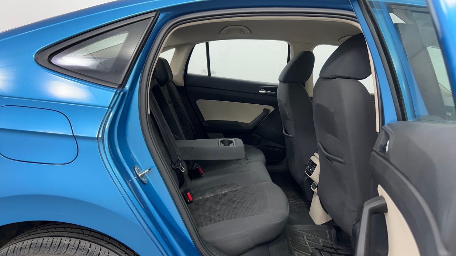 Used 2024 Skoda Slavia Ambition 1.0L TSI AT Petrol Automatic interior RIGHT SIDE REAR DOOR CABIN VIEW