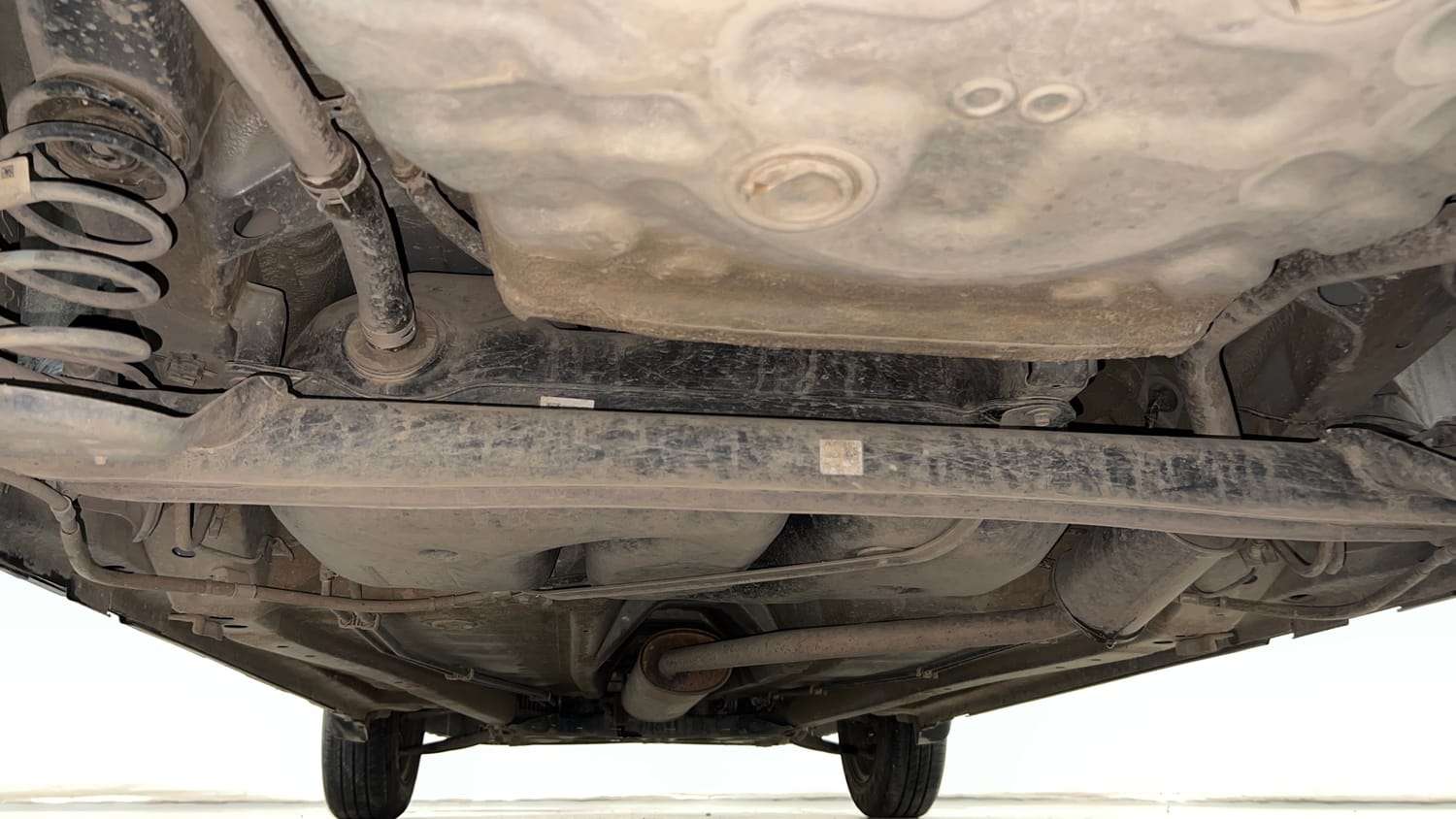 Used 2021 Maruti Suzuki S-Presso VXi Petrol Manual extra REAR UNDERBODY VIEW (TAKEN FROM REAR)