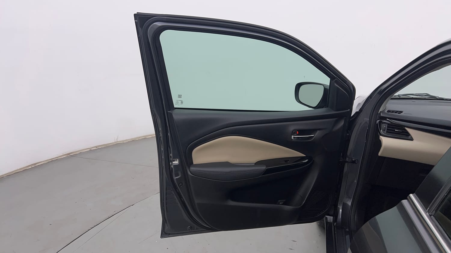 Used 2024 Toyota Glanza V AMT Petrol Automatic interior LEFT FRONT DOOR OPEN VIEW