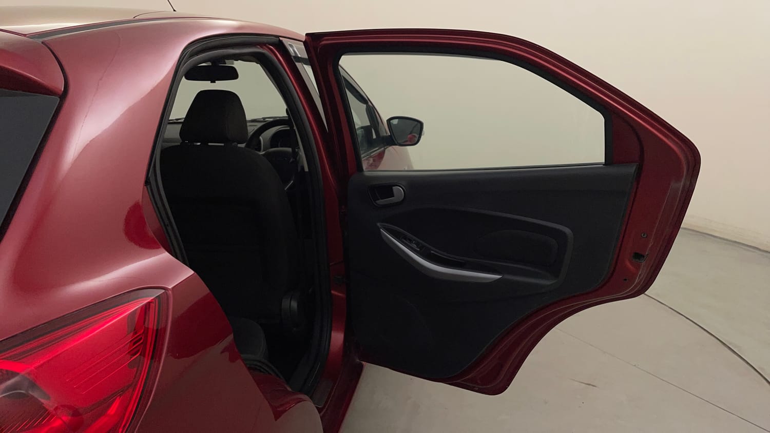 Used 2016 Ford Figo Trend 1.2 Ti-VCT Petrol Manual interior RIGHT REAR DOOR OPEN VIEW