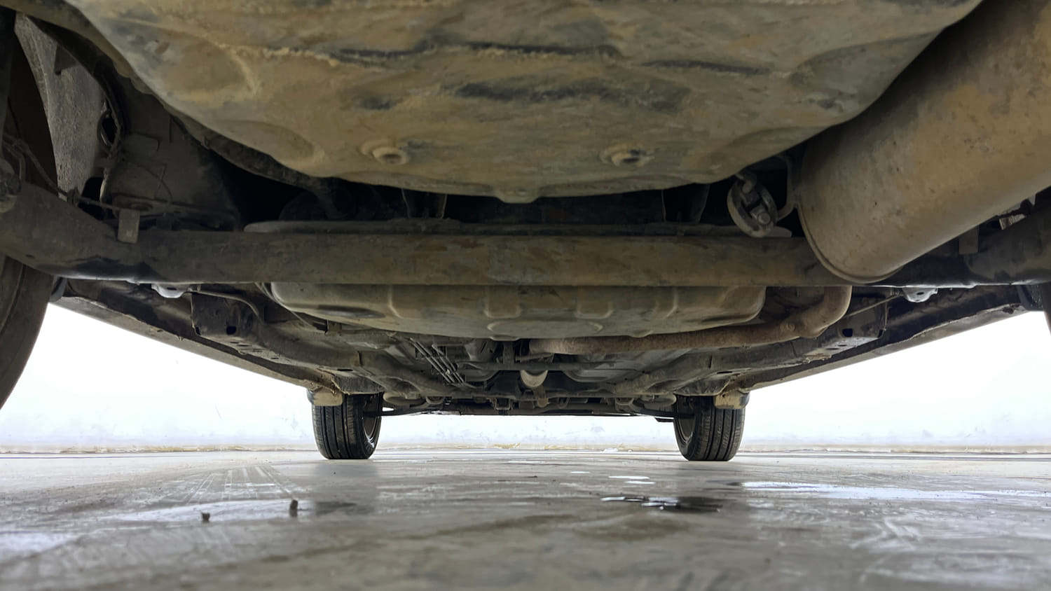 Used 2021 Tata Tigor XZ Plus Petrol Manual extra REAR UNDERBODY VIEW (TAKEN FROM REAR)