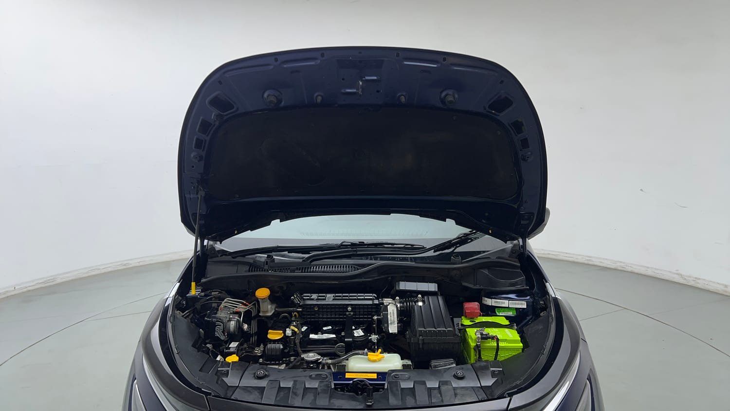 Used 2024 Tata Altroz XTA Petrol Petrol Automatic engine ENGINE & BONNET OPEN FRONT VIEW