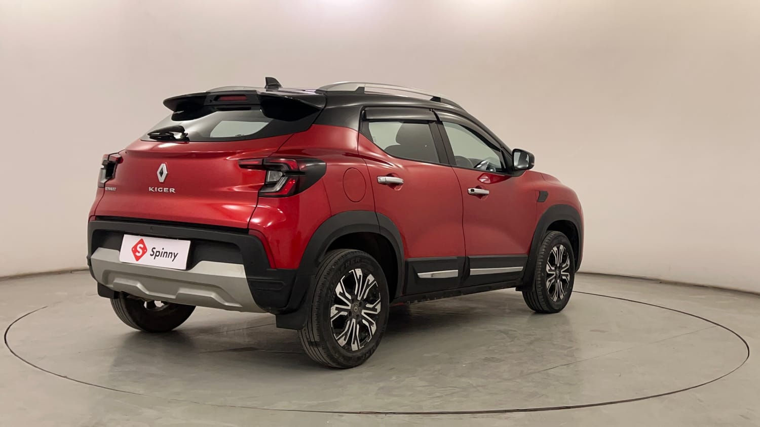 Used 2022 Renault Kiger RXT (O) MT Dual Tone Petrol Manual exterior RIGHT REAR CORNER VIEW