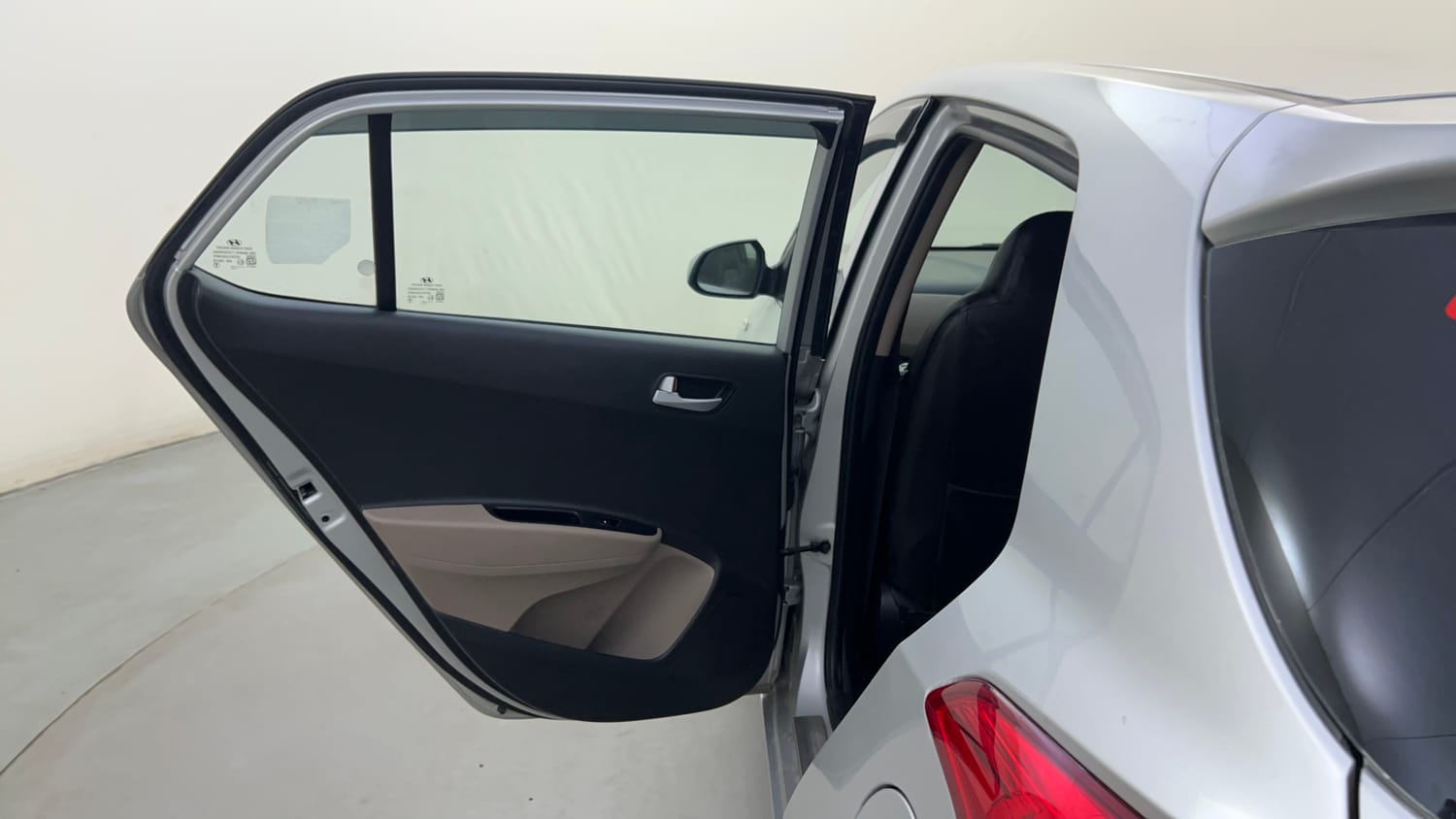 Used 2017 Hyundai Grand i10 Sportz 1.2 Kappa VTVT Petrol Manual interior LEFT REAR DOOR OPEN VIEW